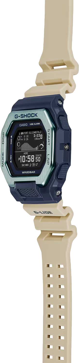 Японские спортивные наручные часы Casio G-SHOCK GBX-100TT-2E с хронографом