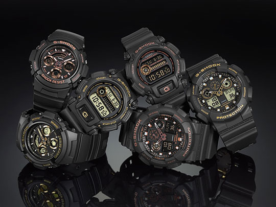 Японские наручные часы Casio G-SHOCK DW-9052GBX-1A4 с хронографом