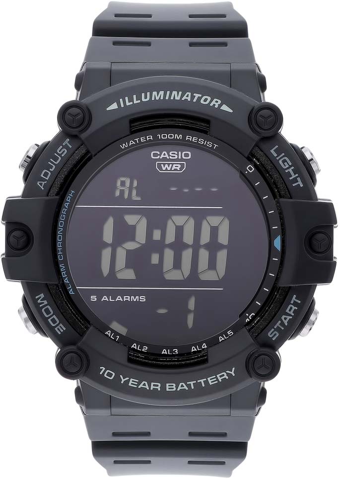 Японские наручные часы Casio Illuminator AE-1500WH-8BVEF с хронографом