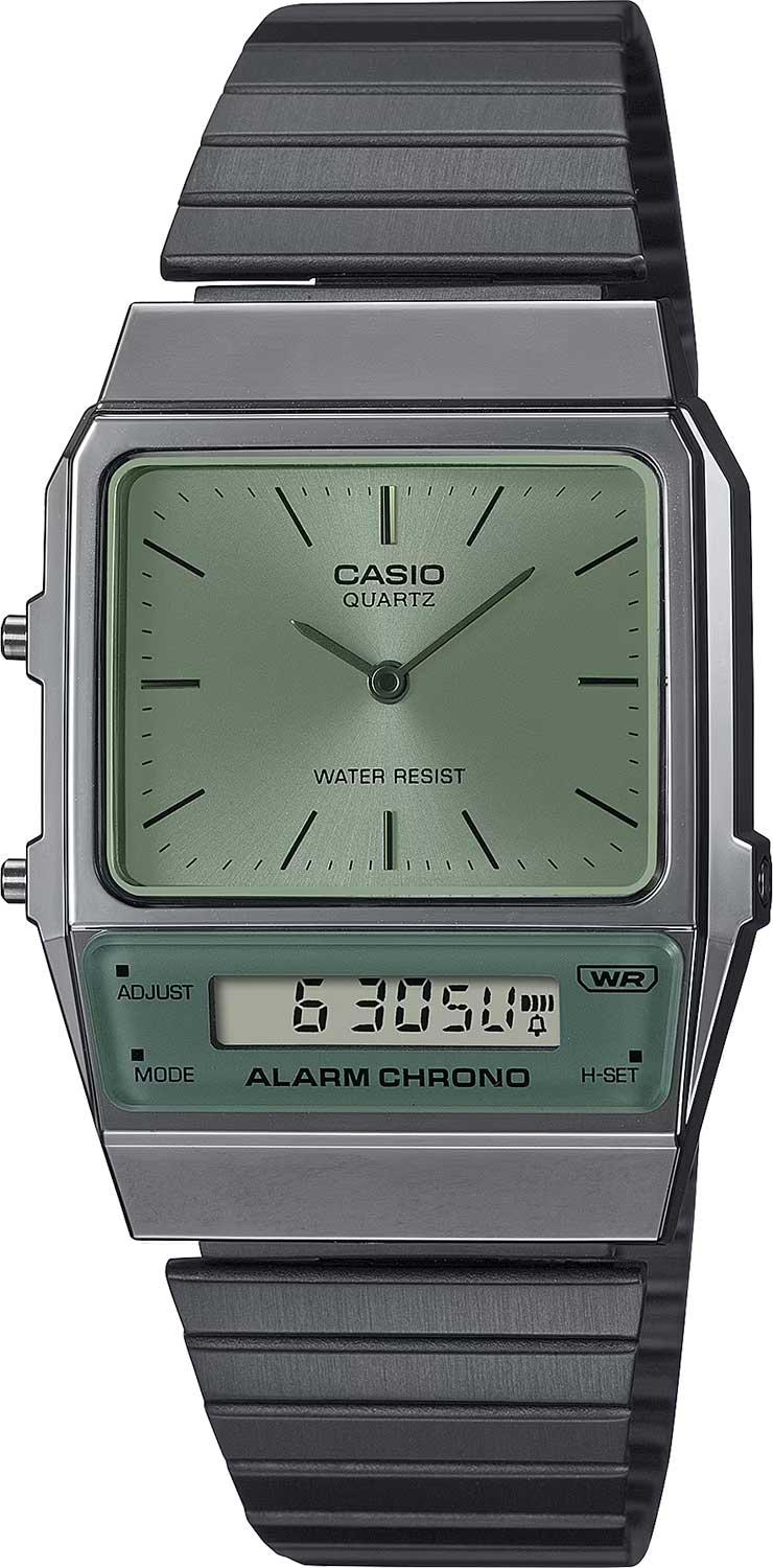 Японские наручные часы Casio Vintage AQ-800ECGG-3A с хронографом