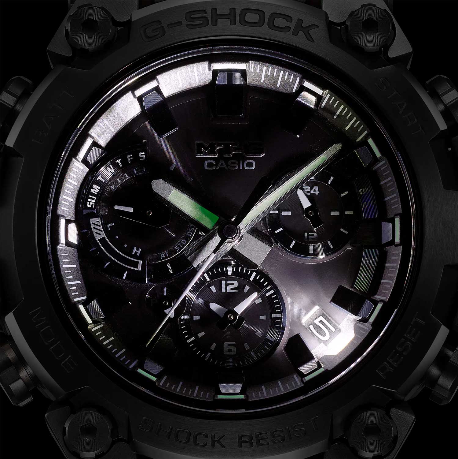 Японские наручные часы Casio G-SHOCK MTG-B3000B-1AER с хронографом