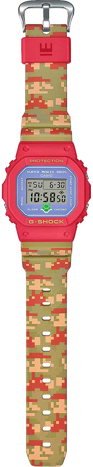 Японские наручные часы Casio G-SHOCK DW-5600SMB-4 с хронографом