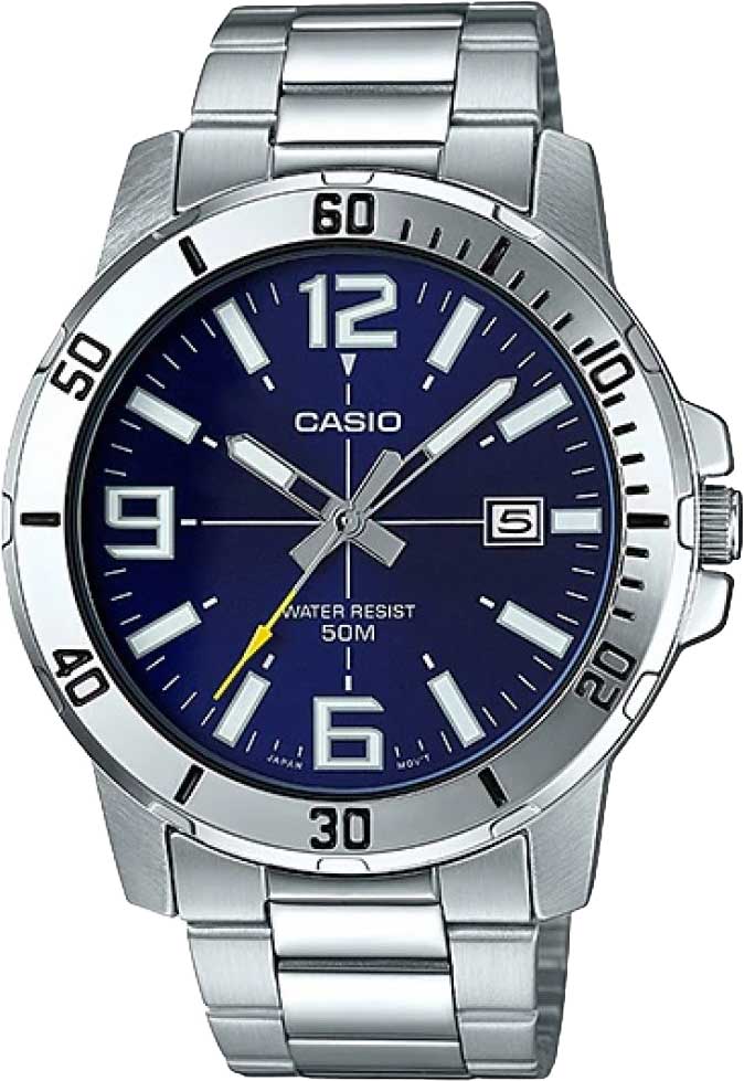 Японские наручные часы Casio Collection MTP-VD01D-2B