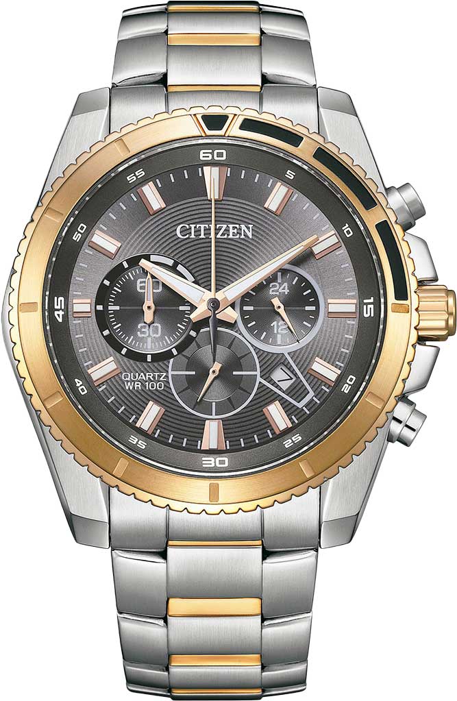 Японские наручные часы Citizen AN8204-59H с хронографом