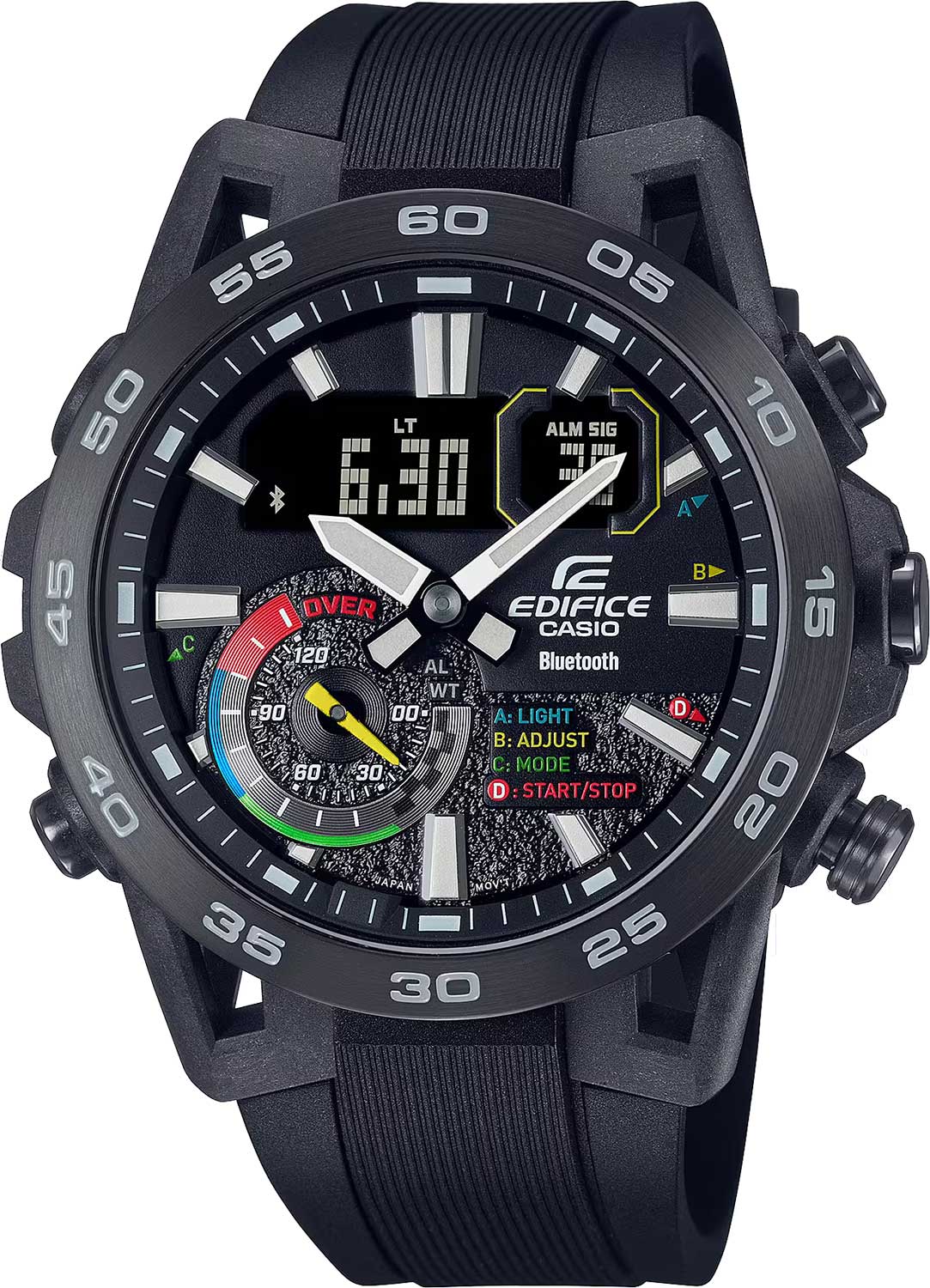 Японские наручные часы Casio Edifice ECB-40MP-1A с хронографом