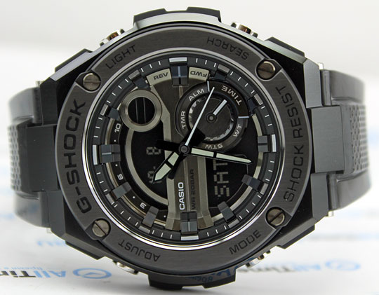 Японские наручные часы Casio G-SHOCK GST-210M-1A с хронографом