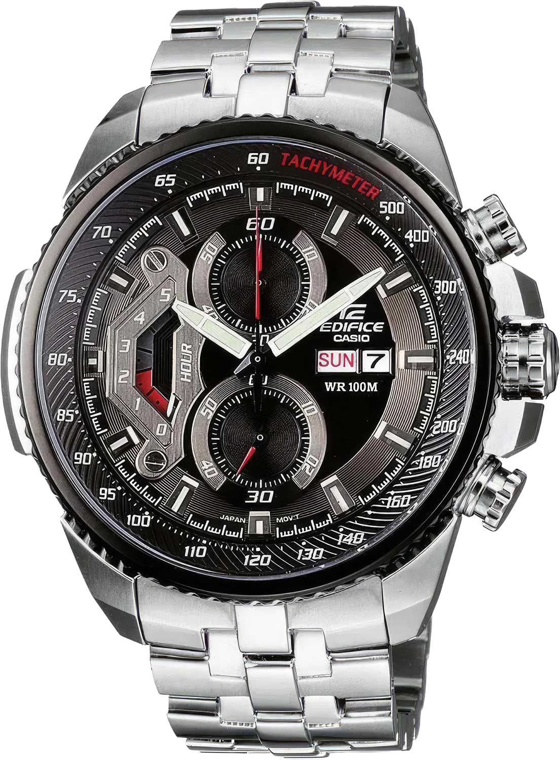 Японские наручные часы Casio Edifice EF-558D-1A с хронографом