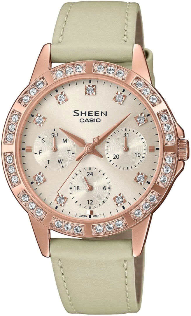 Японские наручные часы Casio Sheen SHE-3517PGL-9AUEF