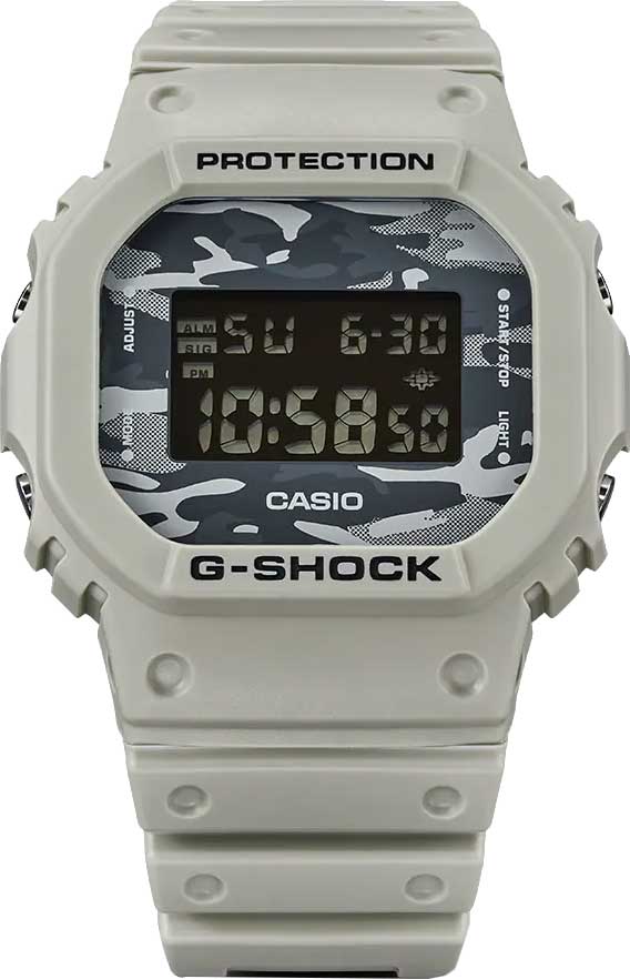 Японские наручные часы Casio G-SHOCK DW-5600CA-8ER с хронографом