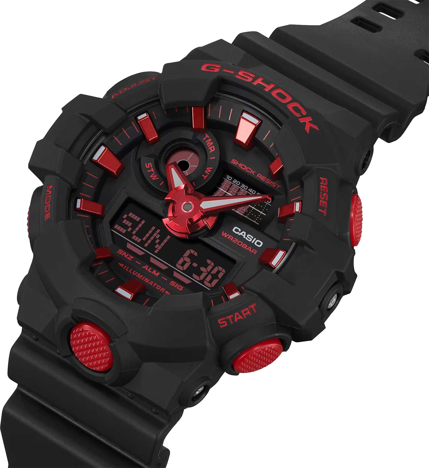 Японские наручные часы Casio G-SHOCK GA-700BNR-1A с хронографом