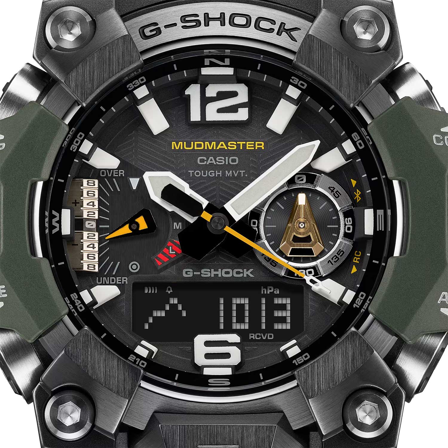 Японские наручные часы Casio G-SHOCK GWG-B1000-3A с хронографом