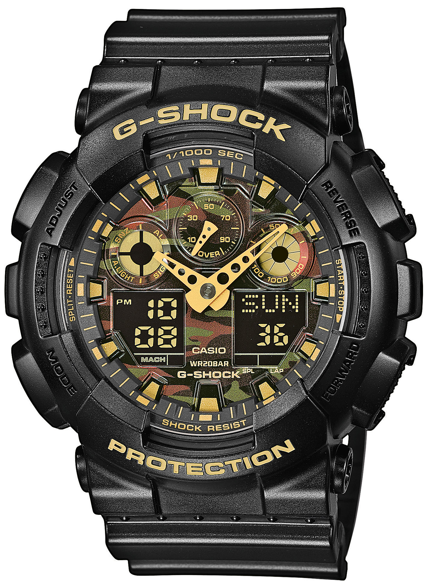 Японские наручные часы CASIO G-SHOCK GA-100CF-1A9
