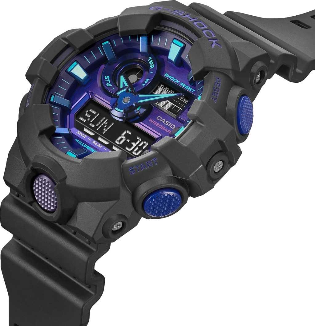 Японские наручные часы Casio G-SHOCK GA-700VB-1AER с хронографом