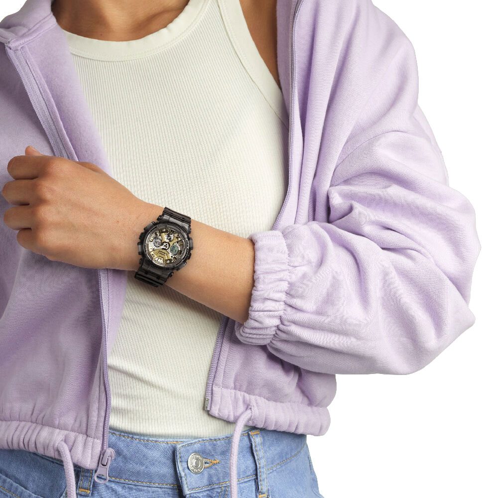 Японские наручные часы Casio G-SHOCK GMA-S120GS-8AER с хронографом