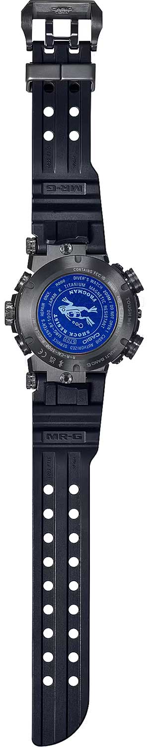 Японские титановые наручные часы Casio G-SHOCK MRG-BF1000R-1A с хронографом