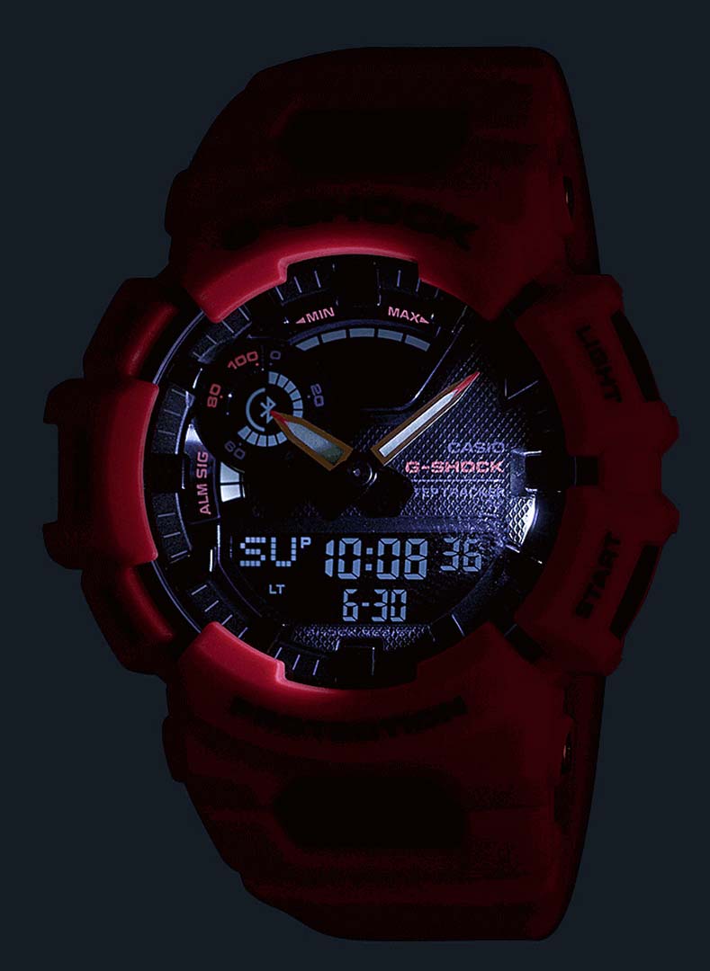 Японские спортивные наручные часы Casio G-SHOCK GBA-900-4AER с хронографом
