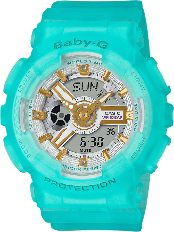 Японские наручные часы Casio Baby-G BA-110SC-2AER с хронографом