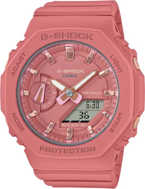 Японские наручные часы Casio G-SHOCK GMA-S2100-4A2ER с хронографом