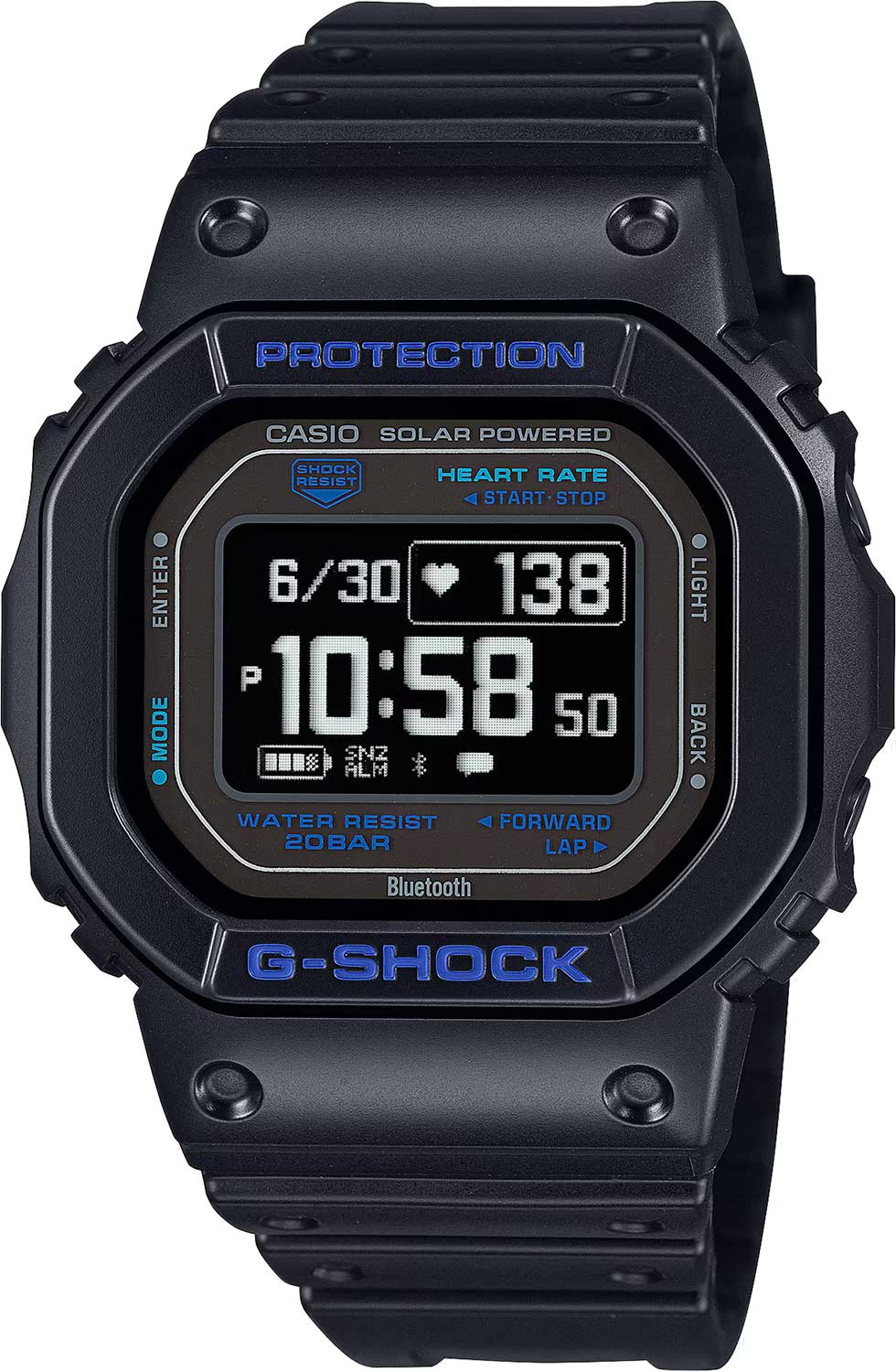 Японские умные часы Casio G-SHOCK DW-H5600-1A2 с хронографом