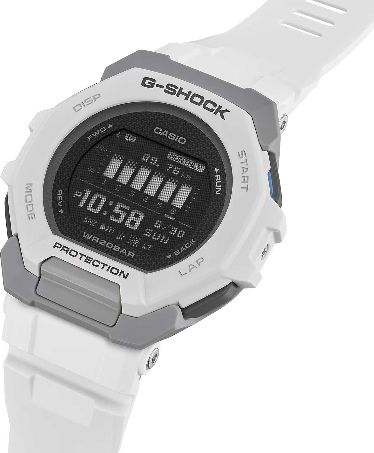 Японские спортивные наручные часы Casio G-SHOCK GBD-300-7 с хронографом