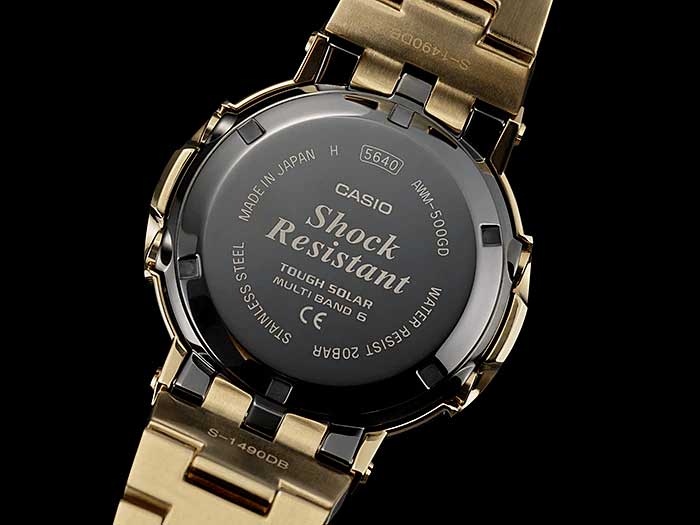 Японские наручные часы Casio G-SHOCK AWM-500GD-9A с хронографом