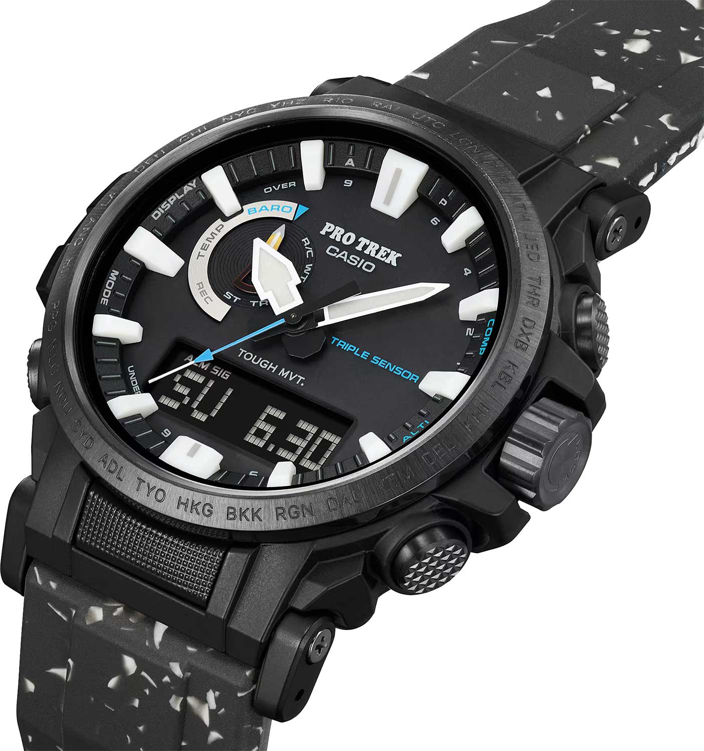 Японские наручные часы Casio Pro Trek PRW-61NJ-1 с хронографом