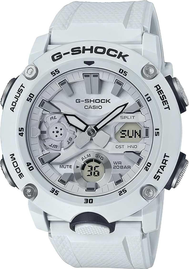 Японские наручные часы Casio G-SHOCK GA-2000S-7AER с хронографом