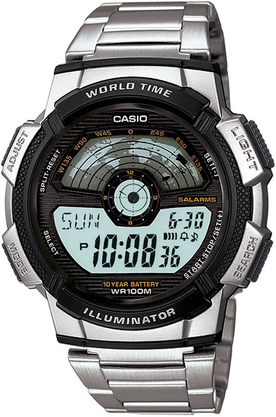 Японские наручные часы Casio Illuminator AE-1100WD-1A