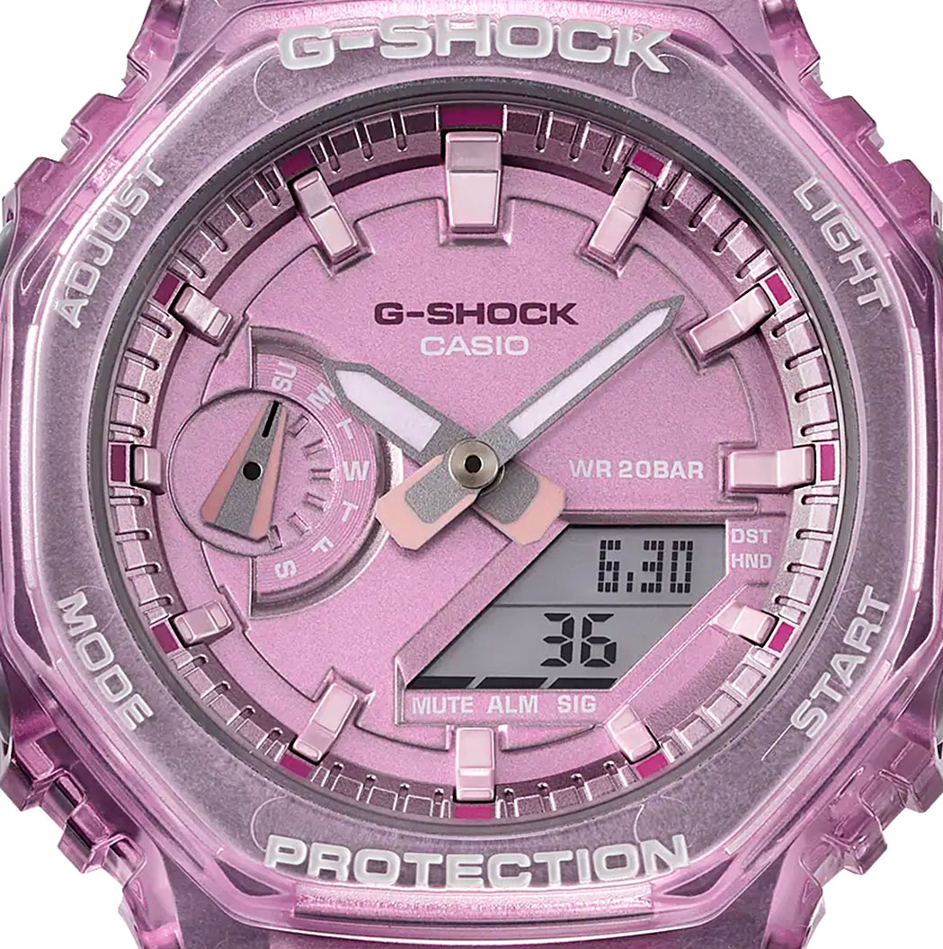 Японские наручные часы Casio G-SHOCK GMA-S2100SK-4AER с хронографом