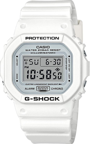 Японские наручные часы Casio G-SHOCK DW-5600MW-7E с хронографом