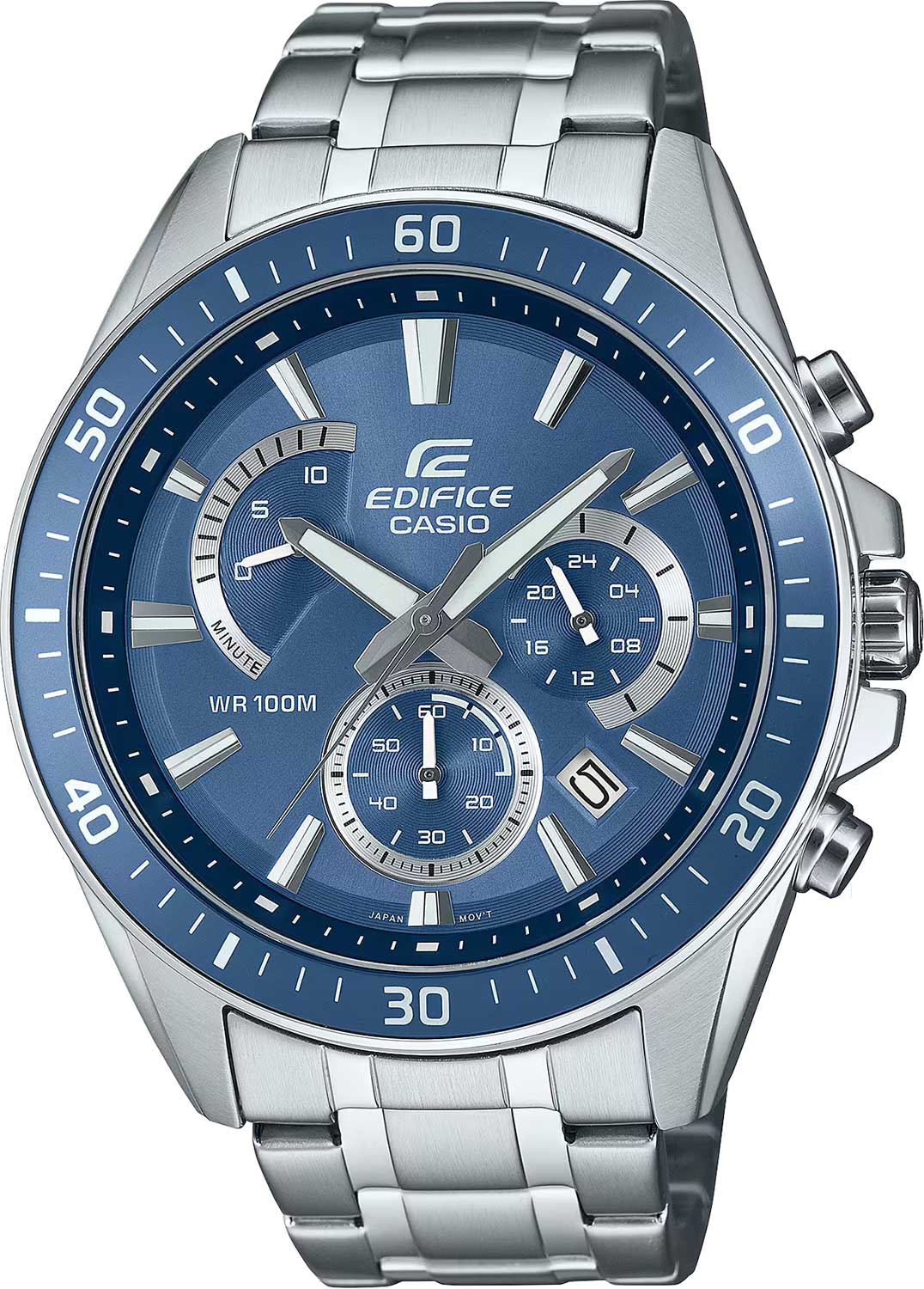 Японские наручные часы Casio Edifice EFR-552D-2A с хронографом