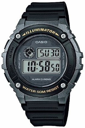 Японские наручные часы CASIO CASIO COLLECTION W-216H-1B