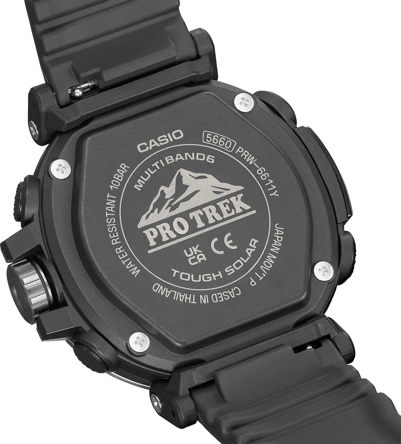 Японские наручные часы Casio Pro Trek PRW-6611Y-1ER с хронографом