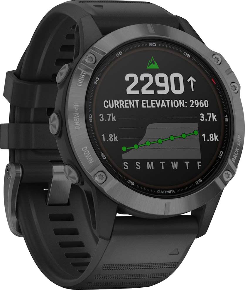 Умные часы Garmin Fenix 6 Pro Solar Slate Gray 010-02410-15