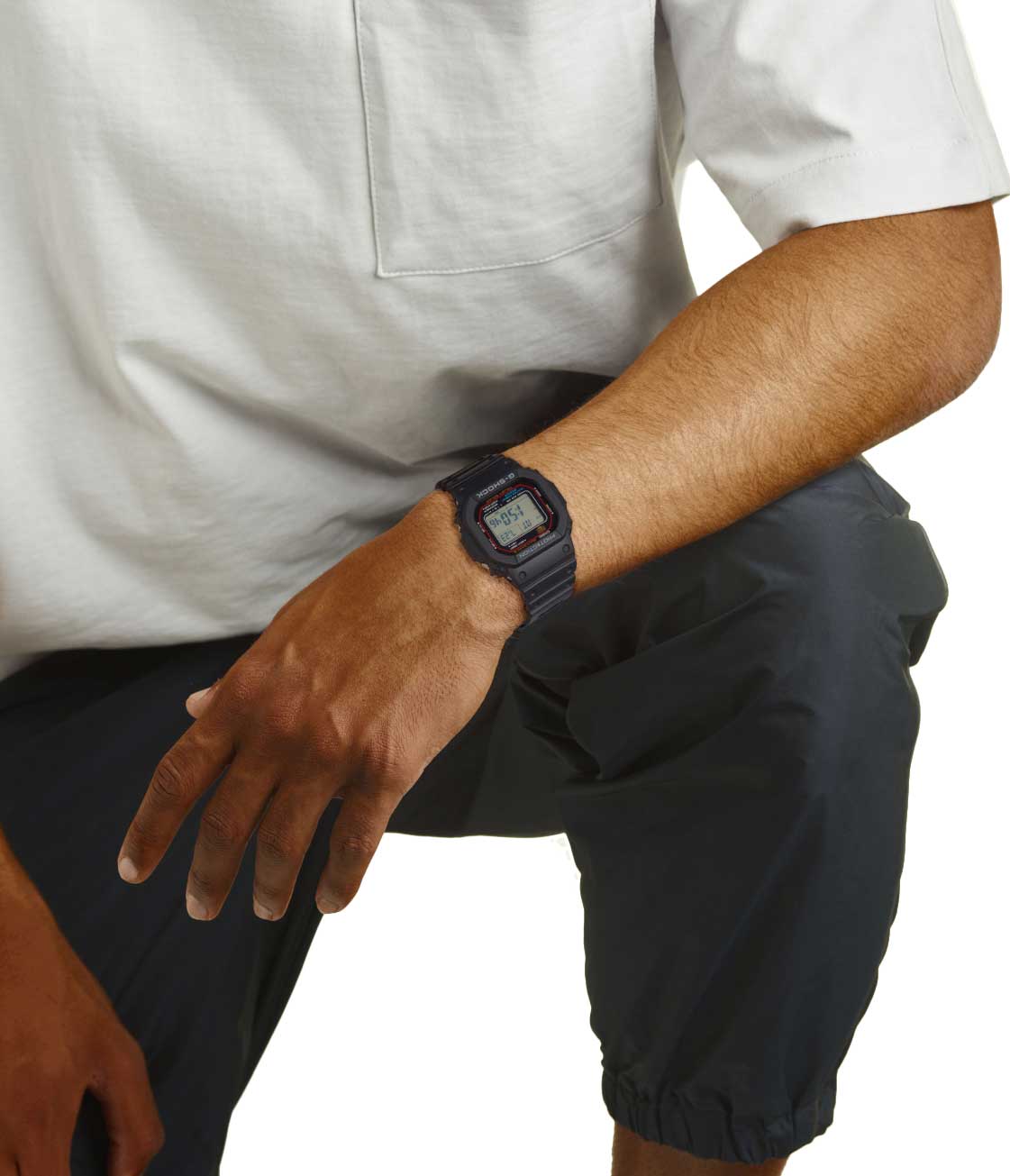 Японские наручные часы Casio G-SHOCK GW-M5610U-1ER с хронографом