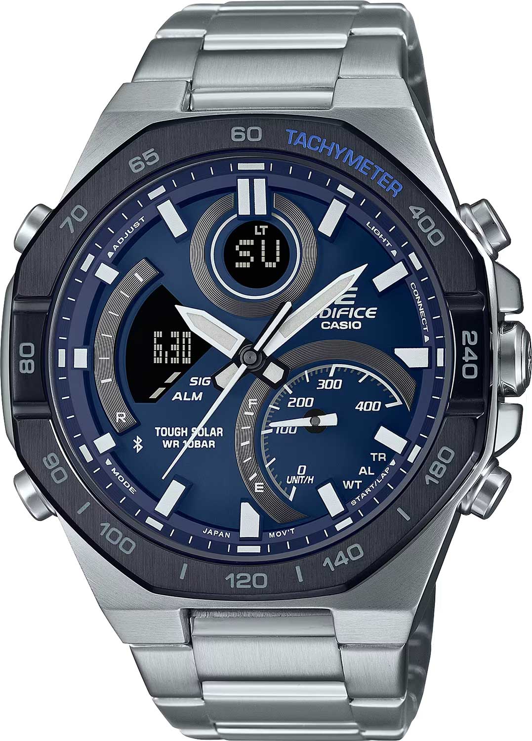 Японские наручные часы Casio Edifice ECB-950DB-2A с хронографом