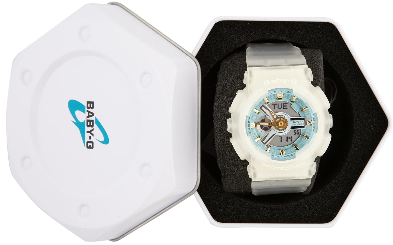 Японские наручные часы Casio Baby-G BA-110SC-7AER с хронографом