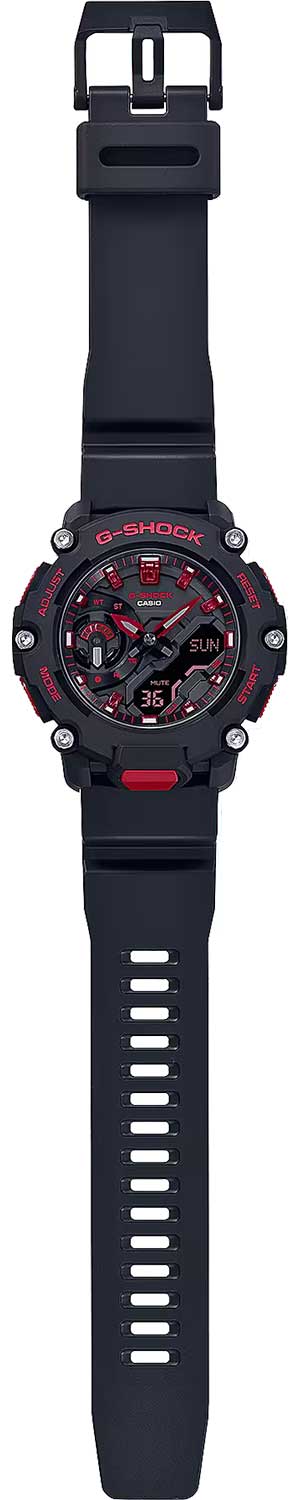 Японские наручные часы Casio G-SHOCK GA-2200BNR-1A с хронографом