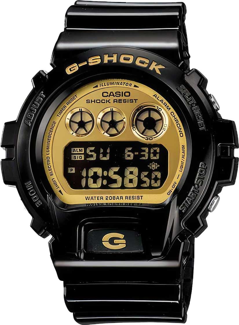 Японские наручные часы Casio G-SHOCK DW-6900CB-1E с хронографом