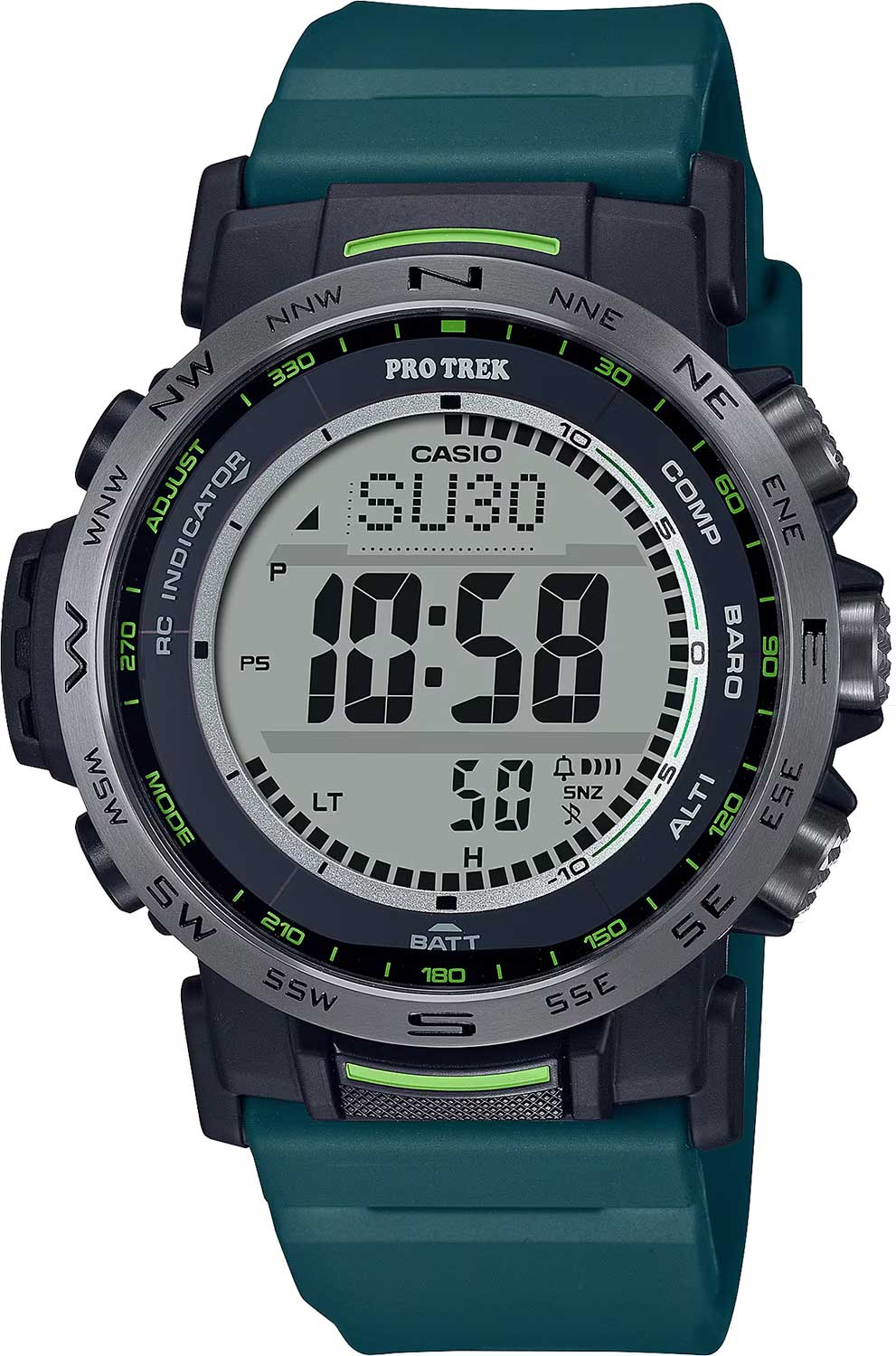 Японские наручные часы Casio Pro Trek PRW-35Y-3 с хронографом