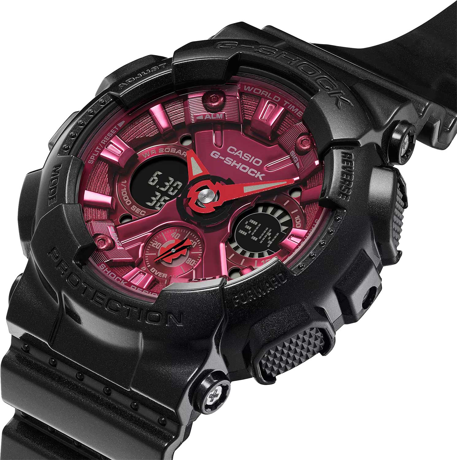 Японские наручные часы CASIO G-SHOCK GMA-S120RB-1A