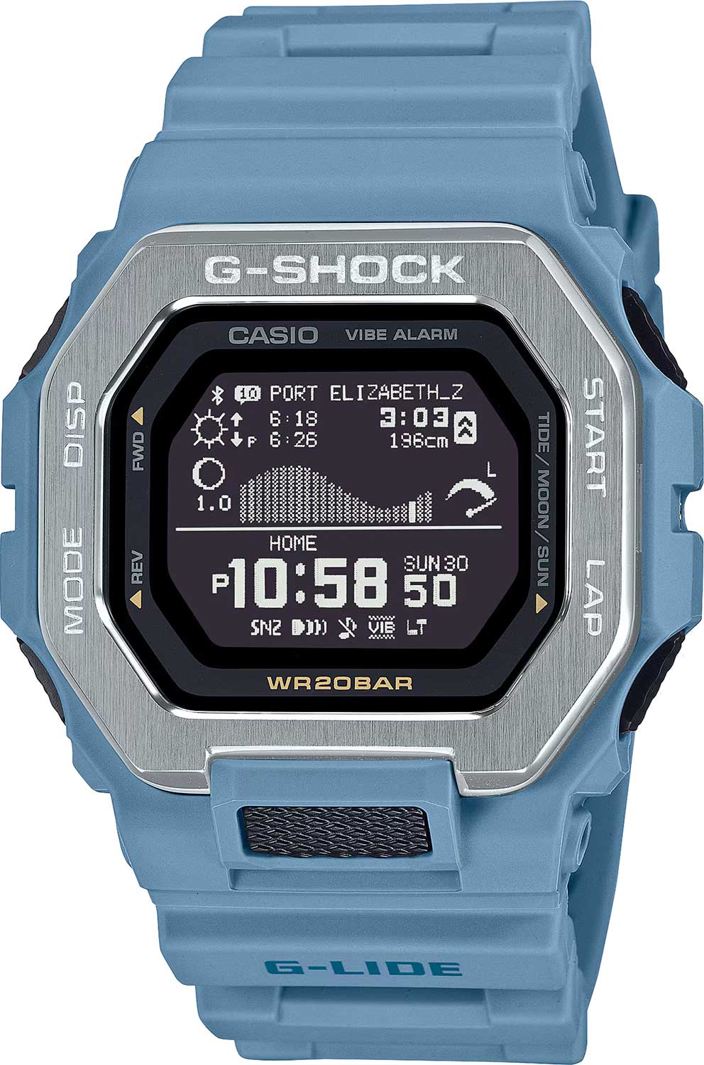 Японские спортивные наручные часы Casio G-SHOCK GBX-100-2A с хронографом