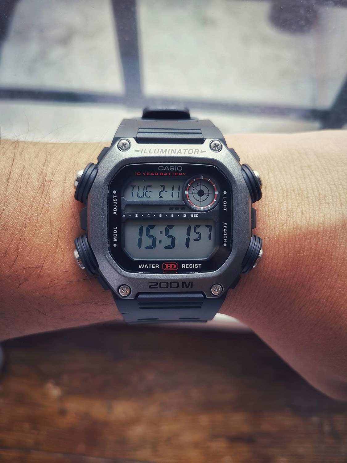 Японские наручные часы Casio Collection DW-291H-1AVEF с хронографом