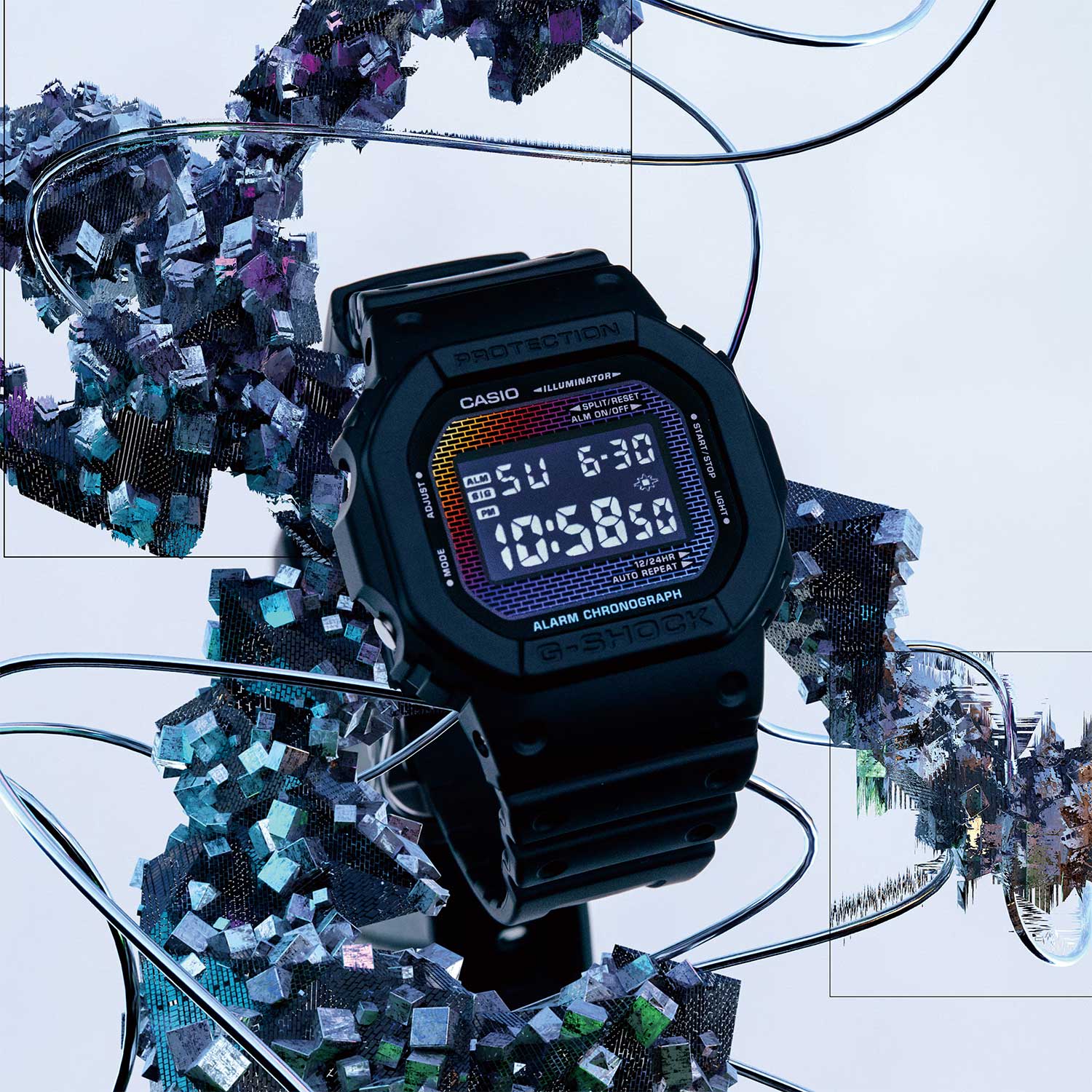 Японские наручные часы CASIO G-SHOCK DW-5600RW-1