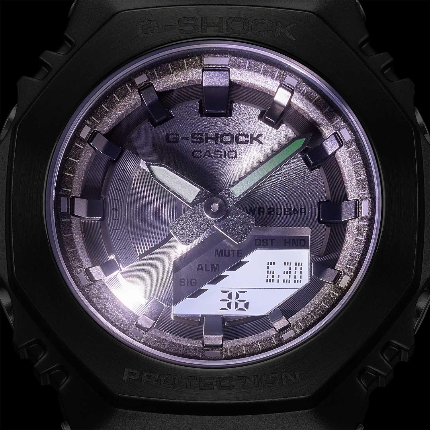 Японские наручные часы Casio G-SHOCK GM-S2100MF-1A с хронографом