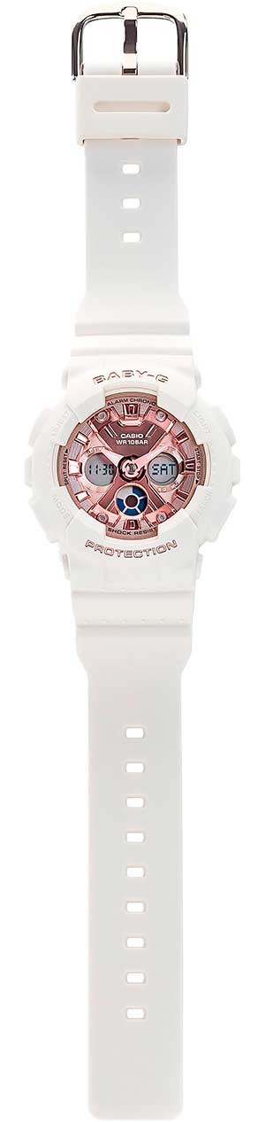 Японские наручные часы Casio Baby-G BA-130-7A1ER с хронографом