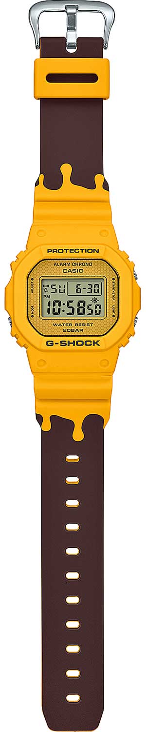 Японские наручные часы Casio G-SHOCK DW-5600SLC-9E с хронографом