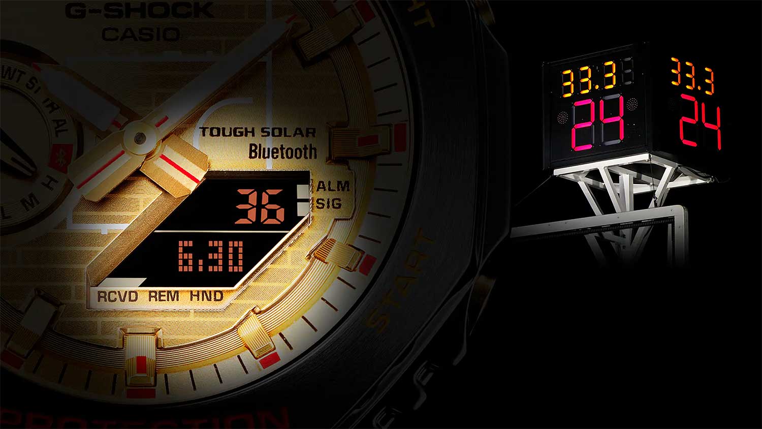 Японские наручные часы CASIO G-SHOCK GBM-2100RH-1A