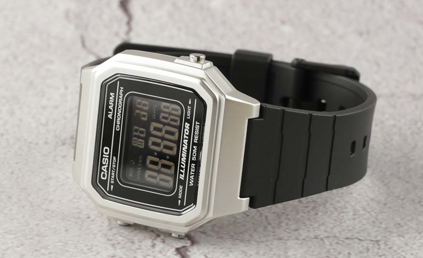 Японские наручные часы Casio Collection W-217HM-7BVEF с хронографом