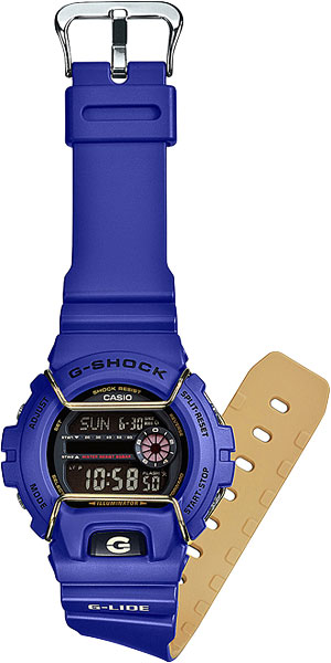 Японские наручные часы Casio G-SHOCK GLS-6900-2E с хронографом